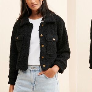 Black Sherpa Jacket